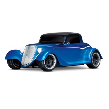 Traxxas On Road Hot Rod Coupe 1:10 4WD EP RTR - Bleu