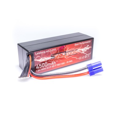 Swaytronic Batterie HC LiPo 6S - 22.2V - 4500mAh 50/100C EC5