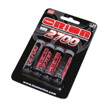 Team Orion Pile AA NIMH 2700 mAh - 1.25 Volt - 4 pièces