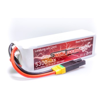 Swaytronic Batterie LiPo 6S - 22.2V - 5300mAh 50/100C - EC5