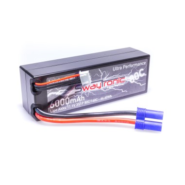 Swaytronic Batterie LiPo HC 3S - 11.1V - 6000mAh 80/160C - EC5