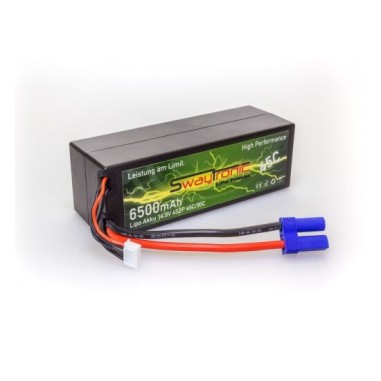 Swaytronic Batterie LiPo HC 4S - 14.8V - 6500mAh 45/90C - EC5