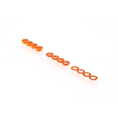 RUDDOG Rondelle 3mm (0.5/1.0 et 2.0mm) - Orange