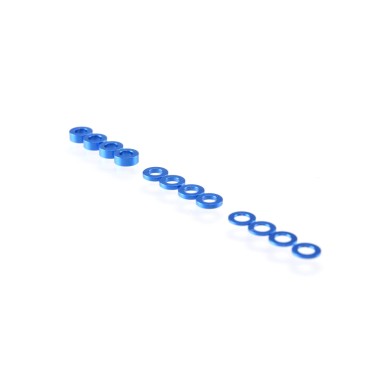 RUDDOG Rondelle 3mm (0.5/1.0 et 2.0mm) - Bleu