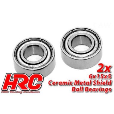 HRC Roulement céramique 6x15x5mm - 2 pièces