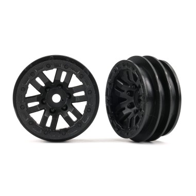 Traxxas TRX4M - Jantes 1.0" noires - 2 pièces