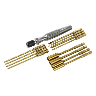 ROCKAMP Set d'outillage avec porte outils - 12 pièces