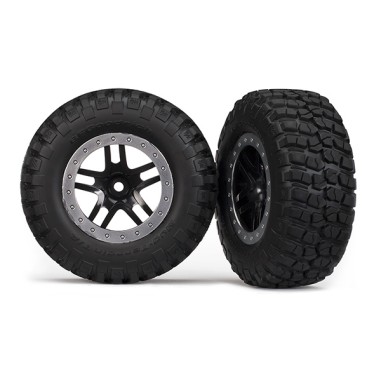 Traxxas Roues complètes Slash 2WD - Avant