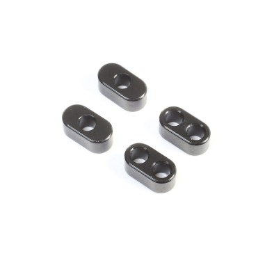 TLR Inserts pour bloc de carrossage avant - Pour TLR 22 5.0 - 4 pièces