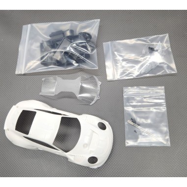 GL Racing Carrosserie Porsche 911 GT3 - Kit blanc à peindre et à assembler