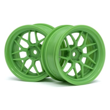 HPI Racing Jantes Tech 7 26mm Vert - Déport 6mm