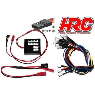 HRC Set d'éclairage 1/10 TC/Drift - Flashing Kit