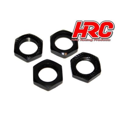 HRC Racing Ecrou de roue 1/8 - 17mm - strié - Noir