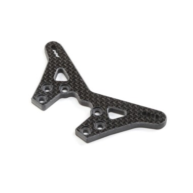 TLR Support d'amortisseur arrière carbone (h. +2mm) - 22 5.0