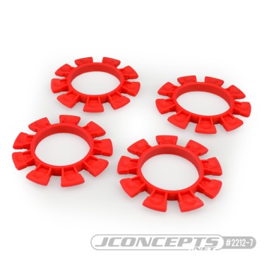 JCONCEPTS Elastiques de collage pneus - rouge