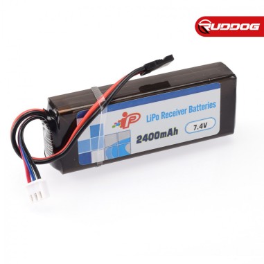 RUDDOG Intellect Batterie de réception Lipo 7.4V - 2400mAh - Stick