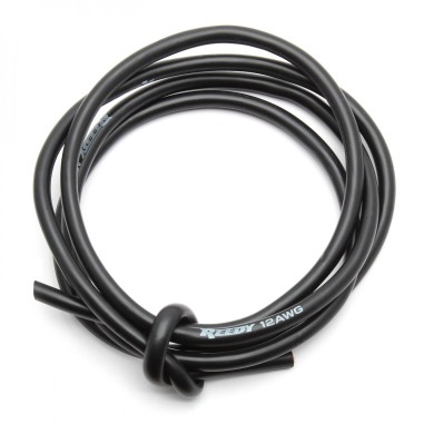 Reedy Power câble silicone Noir - 12AWG - longueur 1 mètre