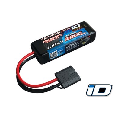 Traxxas Batterie LiPo ID 2S - 7.4V - 2200mAh - 25C - réf. 2820X