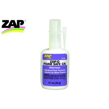 ZAP Colle ZAP-O Foam Safe - CA - 20g