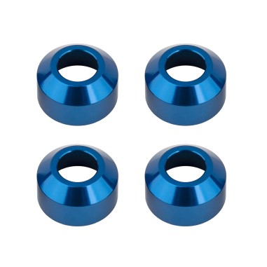 Team Associated RC8B4 FT CVA Axle Sleeves - Blue Aluminum