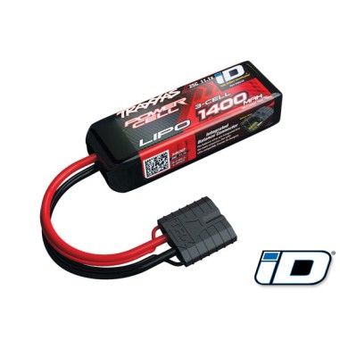 Traxxas Batterie LiPo ID 3S - 11.1V - 1400mAh - 25C - réf. 2823X