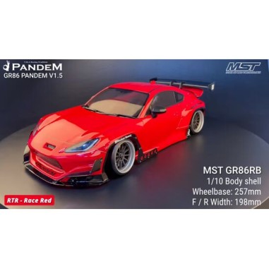 MST RMX 2.5 Drift RWD 1/10 Brushless RTR - GR86RB Rouge