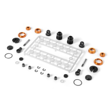 Xray ULP Alu amortisseur Set - couleur Orange - V2