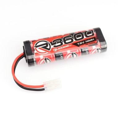 RUDDOG Batterie NiMH 7.2V - 3600mAh  - "Stick" - Tamiya