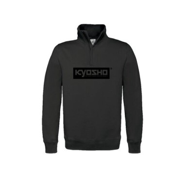 Kyosho Sweat Noir (K24) avec Zip - Taille L - Nouvelle série 2024