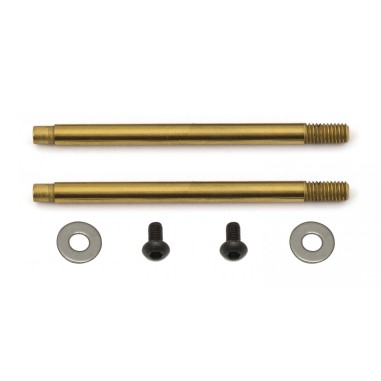 Team Associated 3x23 Shock Shaft V2, TiN- Set de 2 pièces