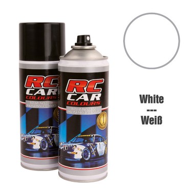 RC CAR COLOURS - peinture Lexan 400ml - Blanc 710