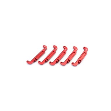 Kyosho Mini-Z Buggy Barres de direction Aluminium - Rouge - 5 pièces