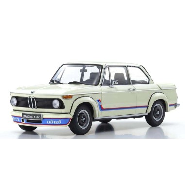 Kyosho 1:18 BMW 2002 Turbo 1974 - Blanche