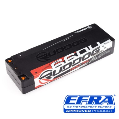 RUDDOG Batterie LiHV 2S 7.6V - 9000mAh - 150C/75C - LCG Stick Pack