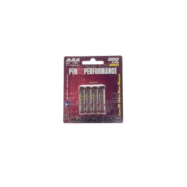 PiNK Performance Batterie NiMh 800mAh  R3 AAA - 4 pièces