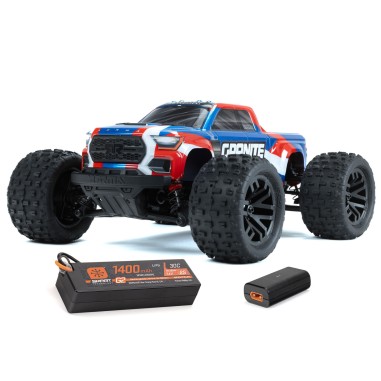 Arrma Monster Truck Granite GROM 1/18 4WD MEGA 380 - Bleu - RTR