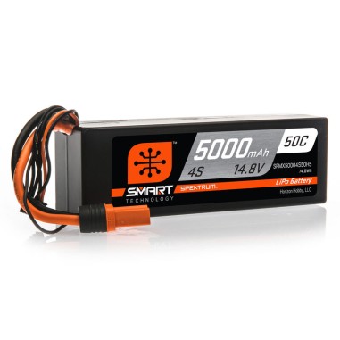 Spektrum - Batterie LiPo Smart G2 4S 14.8V - 5000mAh 50C - IC5 - HC