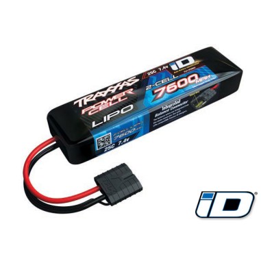 Traxxas Batterie LiPo ID 2S - 7.4V - 7600mAh - 25C