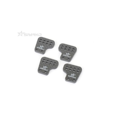 SPARKO F8 Platine carbone de fusées arrières - 3.0mm - 4 pièces