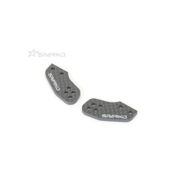 SPARKO F8 Equerre de direction en carbone - 3.0mm - 2 pièces