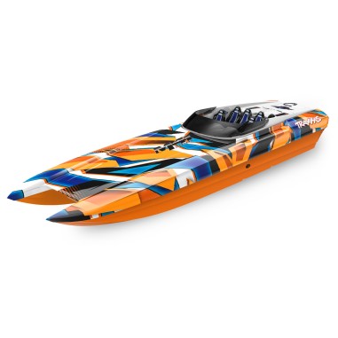 Traxxas Bateau M41 CAT 1030mm 1:10 EP RTR - couleur Orange