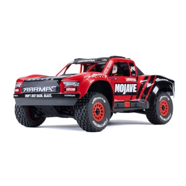 Arrma Mojave GROM Desert Truck 1/18 4WD MEGA 380 - Rouge et Noir - RTR