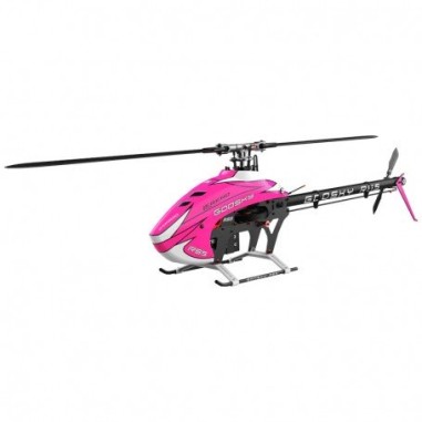 Goosky Kit hélicoptère Legend RS5 avec pales Azure - Rose