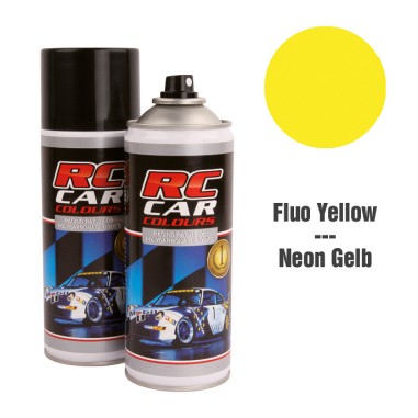 RC CAR COLOURS - peinture Lexan 150ml - Jaune fluo 1007