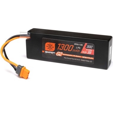 Spektrum - Batterie LiPo Smart G2 - 3S 11.1V - 1300mAh IC2 30C