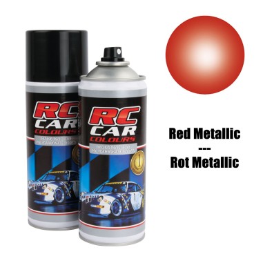 RC CAR COLOURS - peinture Lexan 150ml - Rouge métallique 937