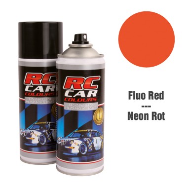 RC CAR COLOURS - peinture Lexan 150ml - Rouge fluo 1005