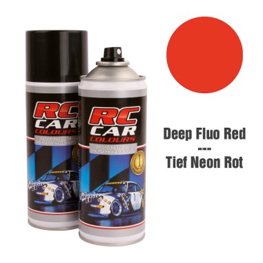 RC CAR COLOURS - peinture Lexan 150ml - Rouge profond Fluo 1010