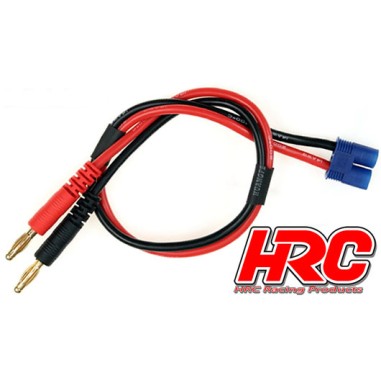 HRC Racing - Câble de charge - 4mm Bullet à EC3 - 300mm