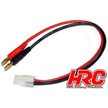 HRC Racing - Câble de charge - 4mm Bullet à Tamiya - 300mm